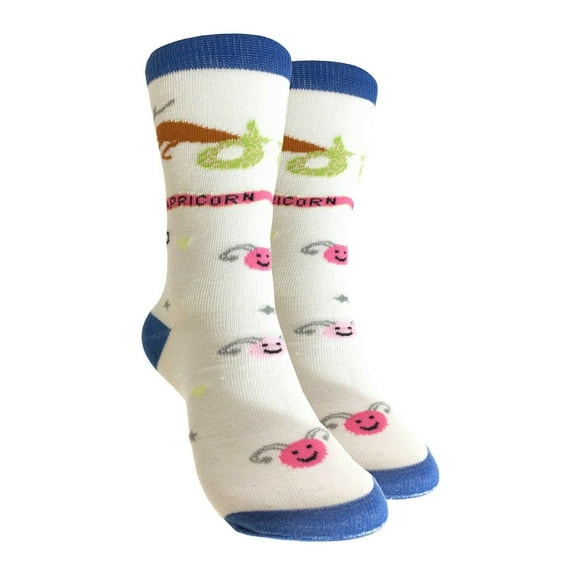 Lena Kaye Women's Zodiac Sign Collection - Birthday Horoscope Novelty Crew Socks