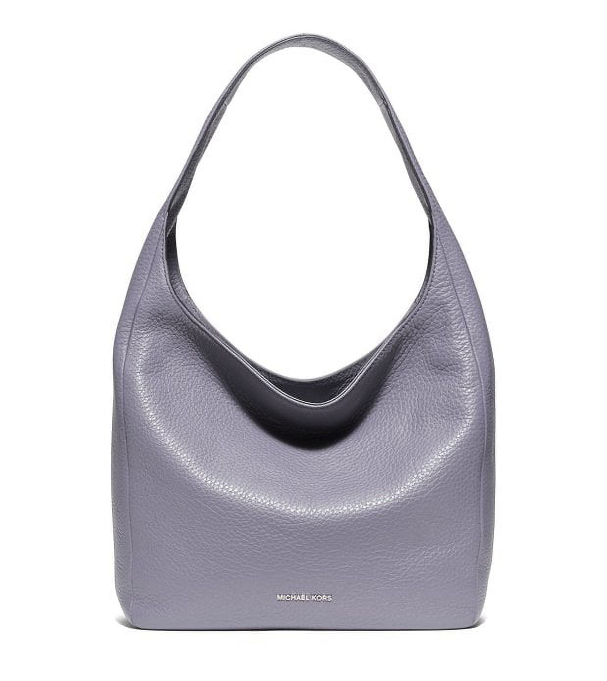 Lena Large Leather Shoulder Bag Lilac 30S6SL1L7L 502 Walmart