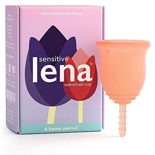 Lena Menstrual Cup Sensitive Small Light to Heavy Menstruation Flow
