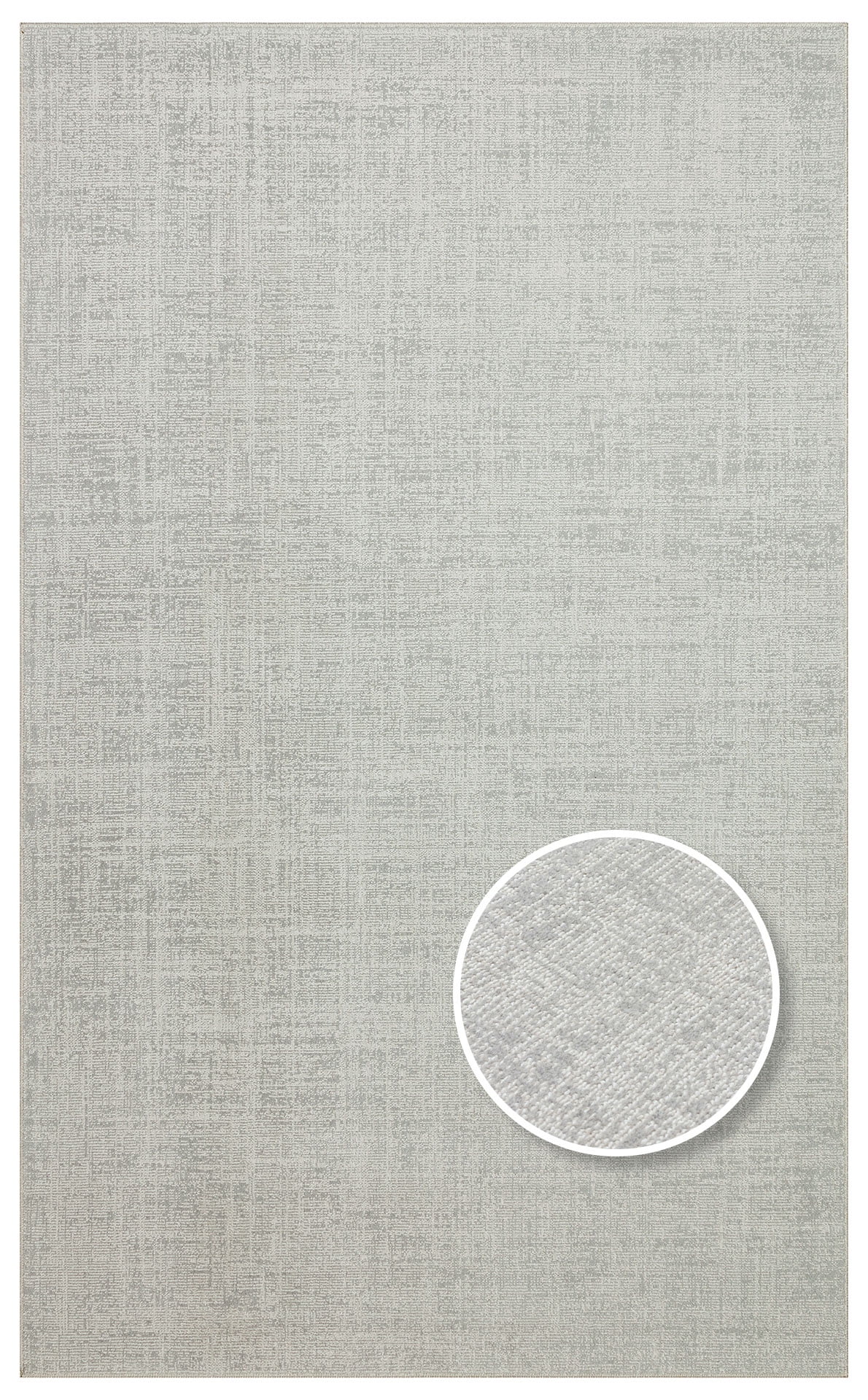 Lena Silver Abstract Polyester Area Rugs for Living Room Jacquard ...