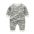 thumbnail image 1 of Lenago Baby Infant Jumpsuit Printing Long Sleeve Romper Clothes, 1 of 2