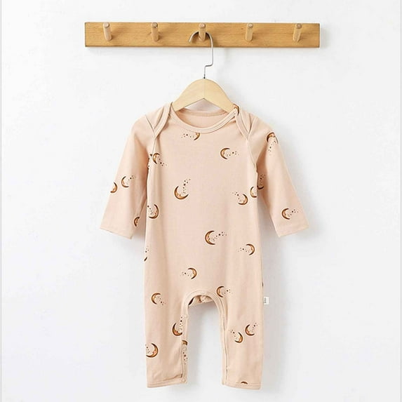 Lenago Baby Spring Baby Boy And Girl Long-sleeved Cotton Home Crawling Clothes Jumpsuit