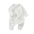 thumbnail image 1 of Lenago Baby Spring New Onesie Newborn Climbing Clothes Short Sleeve Thin Romper Clothes Bag Fart Clothes, 1 of 2