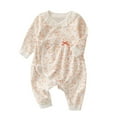 thumbnail image 1 of Lenago Baby Spring New Onesie Newborn Climbing Clothes Short Sleeve Thin Romper Clothes Bag Fart Clothes, 1 of 2