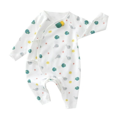 Lenago Baby Spring New Onesie Newborn Climbing Clothes Short Sleeve Thin Romper Clothes Bag Fart Clothes