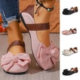 thumbnail image 1 of Lenago Ballet Flats for Women Wide Width Flats Round Toe Slip On Comfortable Daily Shoes Casual Office Work Wedding Comfort Soft Black Size-9, 1 of 10