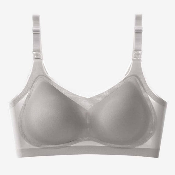 Lenago Bra for Women Pregnant Women's Sexy Ultra-thin Lace Bra Without Steel Ring Breast Upward Front Opening Feeding Bra Underwear Nursing Bras Up to 50% off