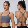 thumbnail image 1 of Lenago Bras for Women Yoga Sports Seamless Full Coverage Underwear Lightweight Breathable Bras Adjustable Straps Training Gym Weight Lifting Cycling, 1 of 6