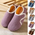 thumbnail image 1 of Lenago Children's Fuzzy Slippers Toddler Infant Home Slippers for Boys Girls Soft Flat Slip On Easy Hook-and-Loop​​ Fleece Lined Winter House Shoes Slip-Resistant Indoor 2-12 Years, 1 of 10