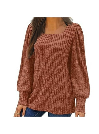 Brown Open Knit Girls Sweater Tank Top Plus Size