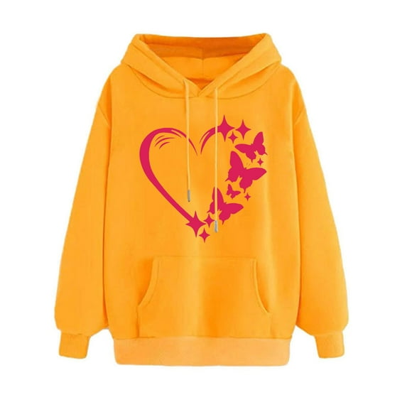 Lenago Crewneck Sweatshirts Plus Size Print Winter Hoodie Pullover Tops Long Sleeved Comfortable Sweatshirt Fashion Outfits 2023