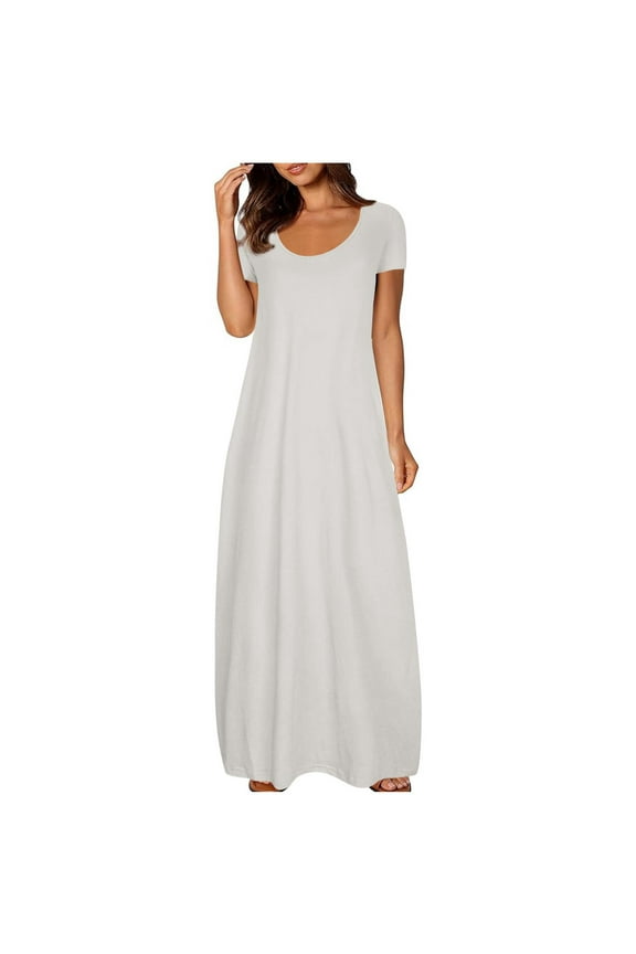 Lenago Dresses for Women Plus Size Sleeveless Dresses Fashion Flowers Printed Waist Sundress V-Neck Knee-length Dress Beach Vacation Dress