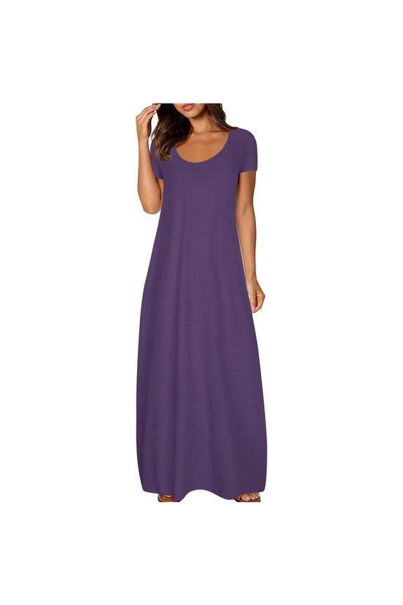 Lenago Dresses for Women Plus Size Summer Casual Print V-Neck Sleeveless Strap Dress Boho Party Maxi Dress