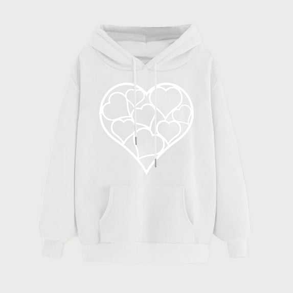 Lenago Fall Sweatshirts for Women Plus Size Print Winter Hoodie Pullover Tops Long Sleeved Comfortable Sweatshirt Fashion Outfits 2023