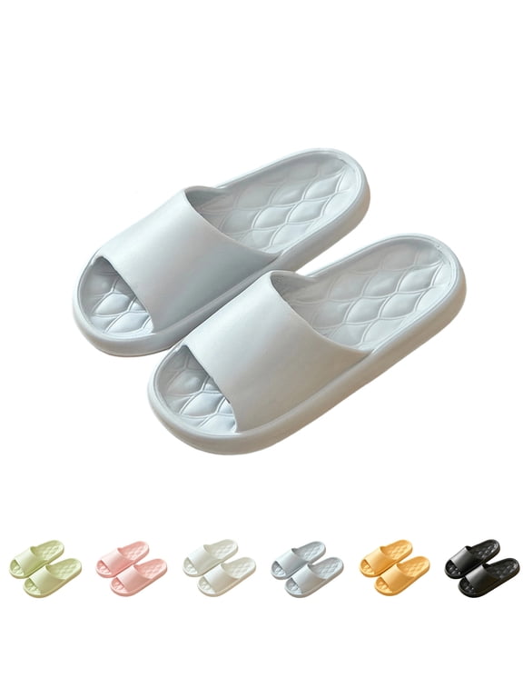 Home Slippers for Women Shower Shoes Sandals with Drain Holes Waterproof Quick Dry Bathing Slippers Bathroom House Shoes Beach Sandals