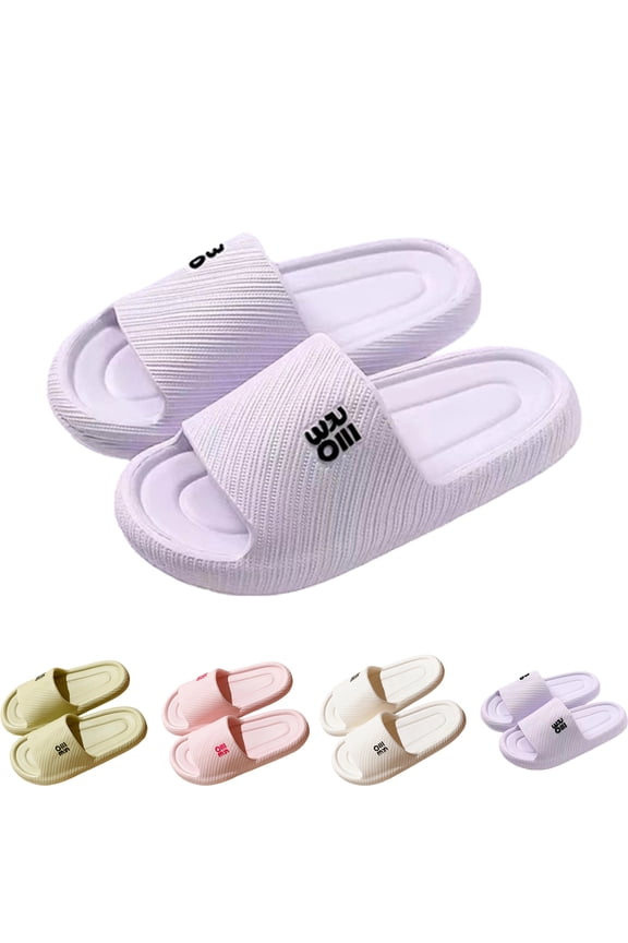 Home Slippers for Women Shower Shoes Sandals with Drain Holes Waterproof Quick Dry Bathing Slippers Summer Beach Sandals House Room Slipper