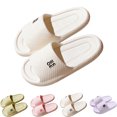 thumbnail image 1 of Lenago Home Slippers for Women Shower Shoes Sandals with Drain Holes Waterproof Quick Dry Bathing Slippers Summer Beach Sandals House Room Slipper, 1 of 10