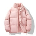 thumbnail image 1 of Lenago Quilted Jackets For Men Puffer Jacket Warm Winter Coat Lightweight Stand Collar Insulated Quilted Jackets For Cold Weather Outdoor Fashion Snow Ski Zip Up Coat, 1 of 3