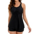 thumbnail image 1 of Lenago Sexy Womens Swimsuits Casual Sling Sexy Printing Split Two Piece Swimsuits Beachwear Swimdress, 1 of 9