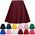thumbnail image 1 of Lenago Skirts for Women Spring and Summer A-Line Solid Color Skirt Half Skirt Short Skirt, 1 of 5
