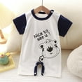 thumbnail image 1 of Lenago Summer Clothing Cute Animal Print Newborn Baby Cotton Short Sleeve Thin Crawling Suit Baby Onesie Romper Clothes, 1 of 3