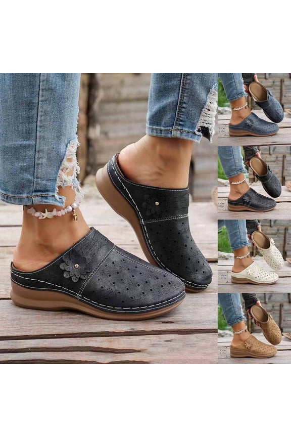 Summer Sandals for Women Slip-On Flatform Shoes Soft Suede Comfortable Breathable High Wedge Casual Footwear Evening Party Wedding Shoes