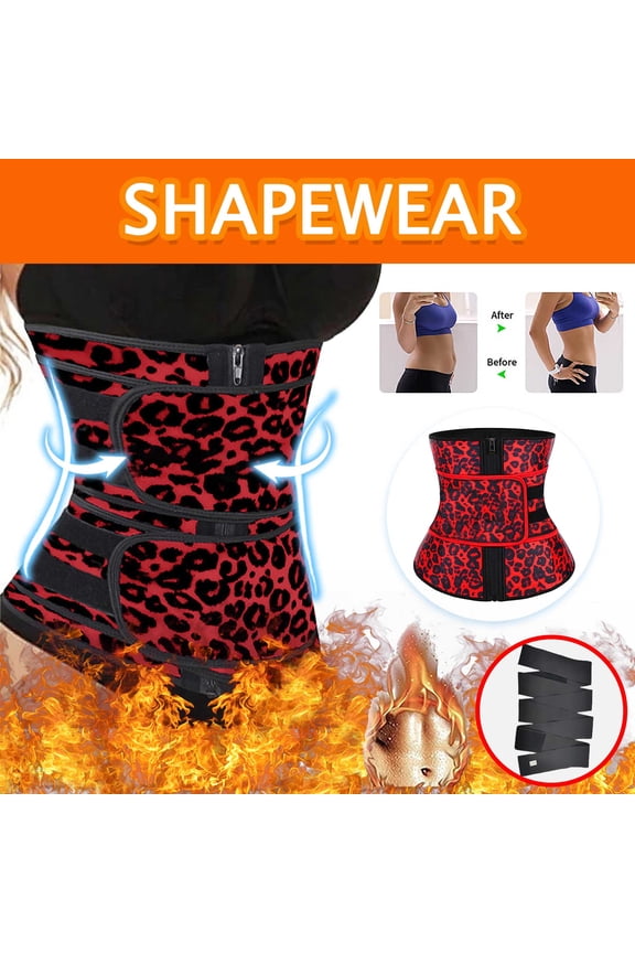 Lenago Waist Trainer for Women Weight Loss Zipper Body Shaper Plus Size Tummy Control Shapewear for Tummy Control