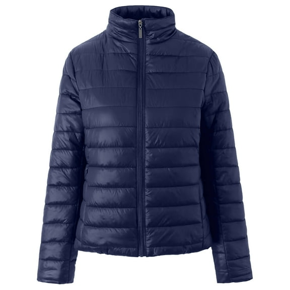 Lenago Waterproof Winter Jackets For Women Full Zip Fleece Short Jacket Warm Winter Long Sleeve Stand Collar Crop Coat Lightweight Breathable Thermal Outerwear