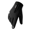 thumbnail image 1 of Lenago Winter Men Cycling Gloves Zipper Screen Windproof Waterproof Mountaineering Ski Gloves, 1 of 8