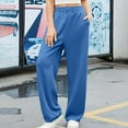 thumbnail image 1 of Lenago Women Baggy Sweatpants Casual Wide Leg Drawstring Athletic Fit Lounge Joggers Pants Trousers with Pockets, 1 of 8