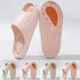 thumbnail image 1 of Lenago Women's Bath Slippers Quick Drying Non Slip Bath Slippers Shower Shoes Sandals with Drain Holes Bathroom House Shoes Beach Sandals, 1 of 7