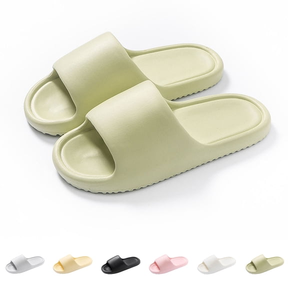 Lenago Women's House Slippers Shower Shoes Sandals with Drain Holes Waterproof Quick Dry Bathing Slippers Summer Beach Sandals House Room Slipper