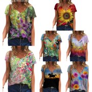 Haut Femme Famosa à Cordon Floral - Manches Fluides, Taille S, Occasion Très Bon état
