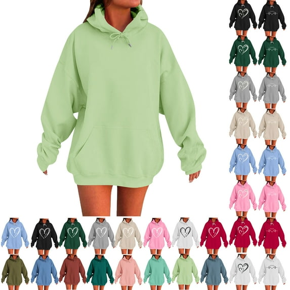 Lenago Women's Tops Casual Footprints Printing Raglan Long Sleeve Sweatshirt, Valentine's Day Blouse Light Green 5XL