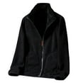 thumbnail image 1 of Lenago Womens 2023 Winter Fuzzy Fleece Jacket Plus Size Men's And Double-sided Fleece Jacket Thickened Fleece Sweater Winter Warm Jacket Winter Warm Outwear L-4XL, 1 of 2