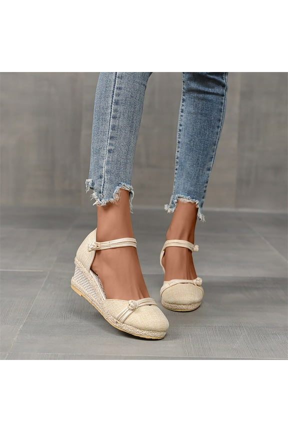 Womens Hiking Sandals Summer Ladies Shoes Platform Wedge Heel Closed Toe Sandals Casual Sandals Beach Sandals Size 35-42