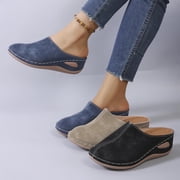 Lenago Womens Summer Sandals Sandals with Ankle Strap Platform Wedge Sandals Perfect with Boho Dresses Casual Shoes Office Work Shoes Comfort Arch Support