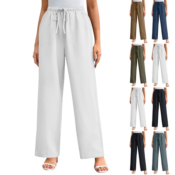 Lenago Work Pants for Women Womens Pants With Pockets Loose Casual Pants Dressy Lightweight Ladies Cargo Pants For Hiking