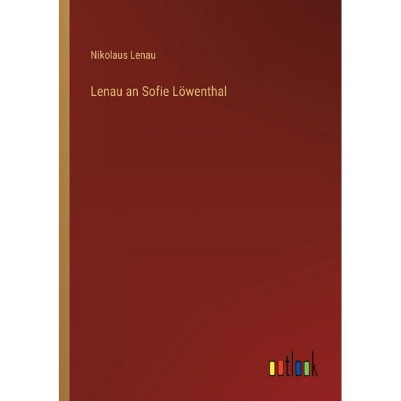 Lenau an Sofie Löwenthal (Paperback)