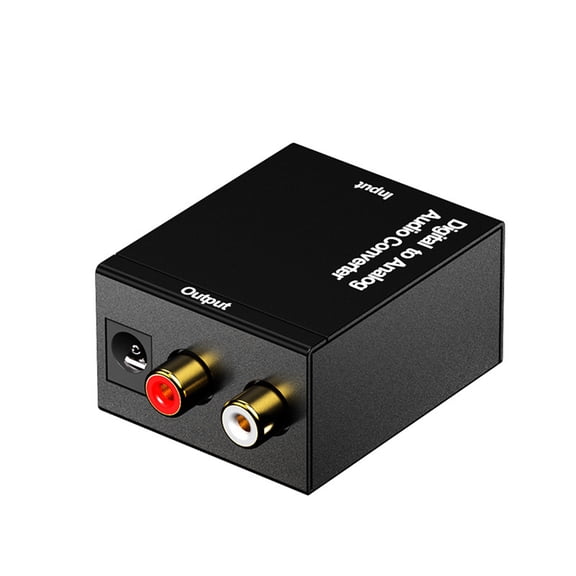Lenaudio Digital to Analog Audio Converter, 3 in 1 Digital to Analog Audio Converter with Optical Coaxial ARC, Adapter for PS3 HD DVD PS4 Amp Apple TV Home Cinema