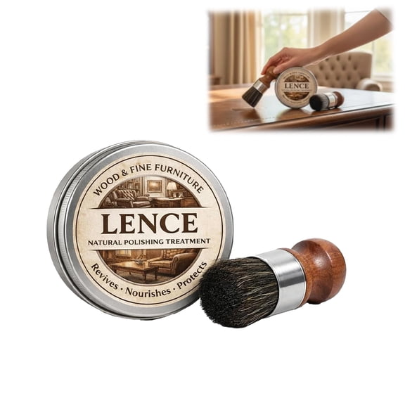 Lence Furniture Balm, Lens Magic Stuff For Wood Scratch Repair Formula, Application For Furniture & Wood Grain Touch-Ups, Prevents Cracking, Enhances Texture & Luster (1PC)