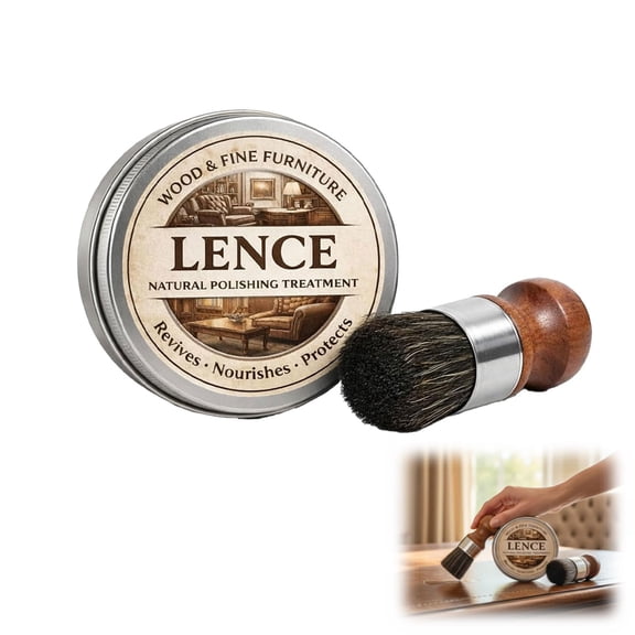 Lence Furniture Balm, Magic Stuff for Wood Scratch Repair, No Color Matching Needed, Application for Furniture & Wood Grain Touch-Ups – Prevents Cracking, Enhances Luster (1set)