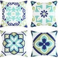 thumbnail image 1 of Lencenser 12" x 20" Yellow Floral Polyester Decorative Pillow Case, (2 Count), 1 of 6