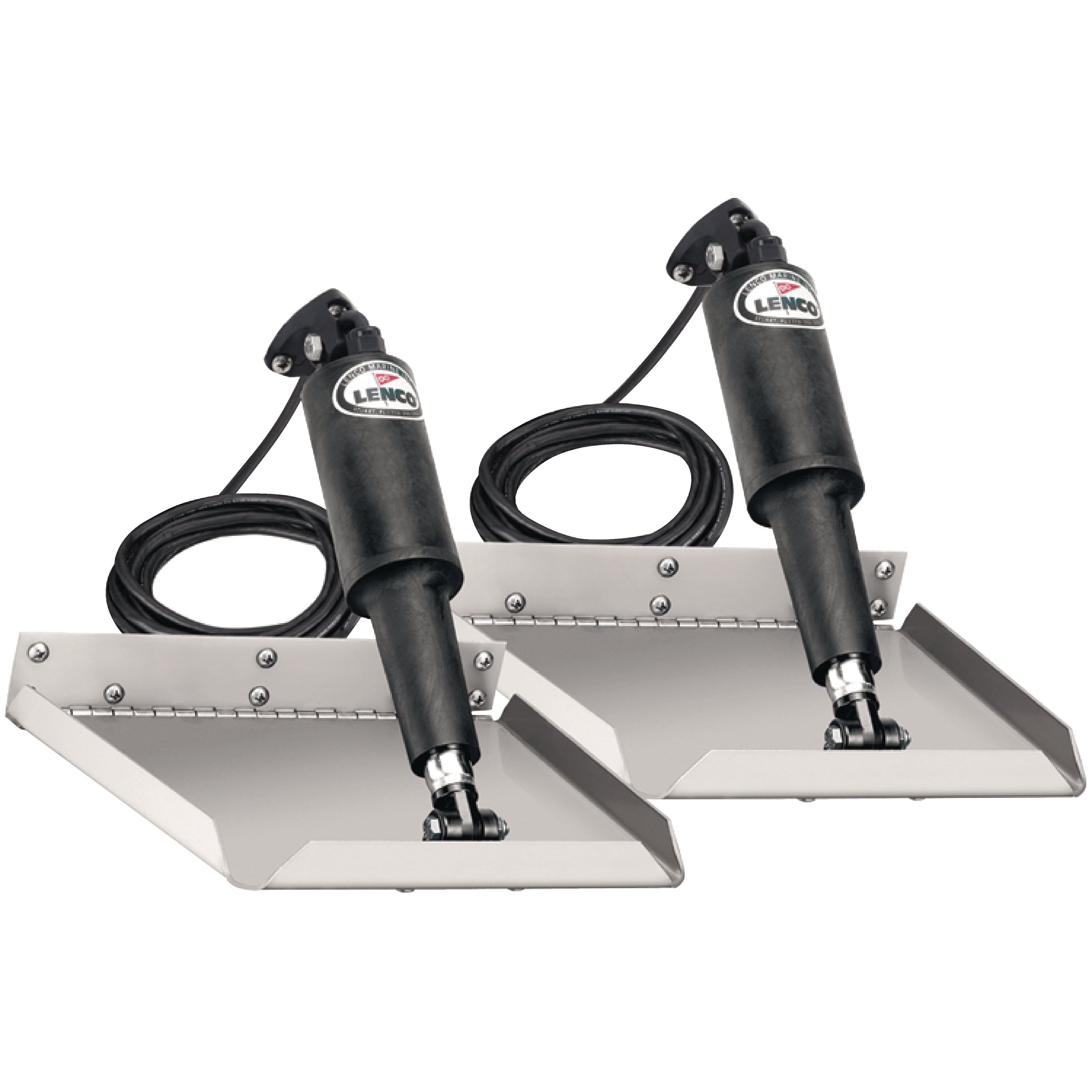 Lenco #15016-101 Trim Tab Kit, 12" X 12", 12V, Edge Mount