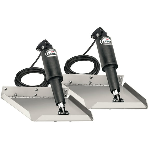 Lenco #15016-101 Trim Tab Kit, 12" X 12", 12V, Edge Mount