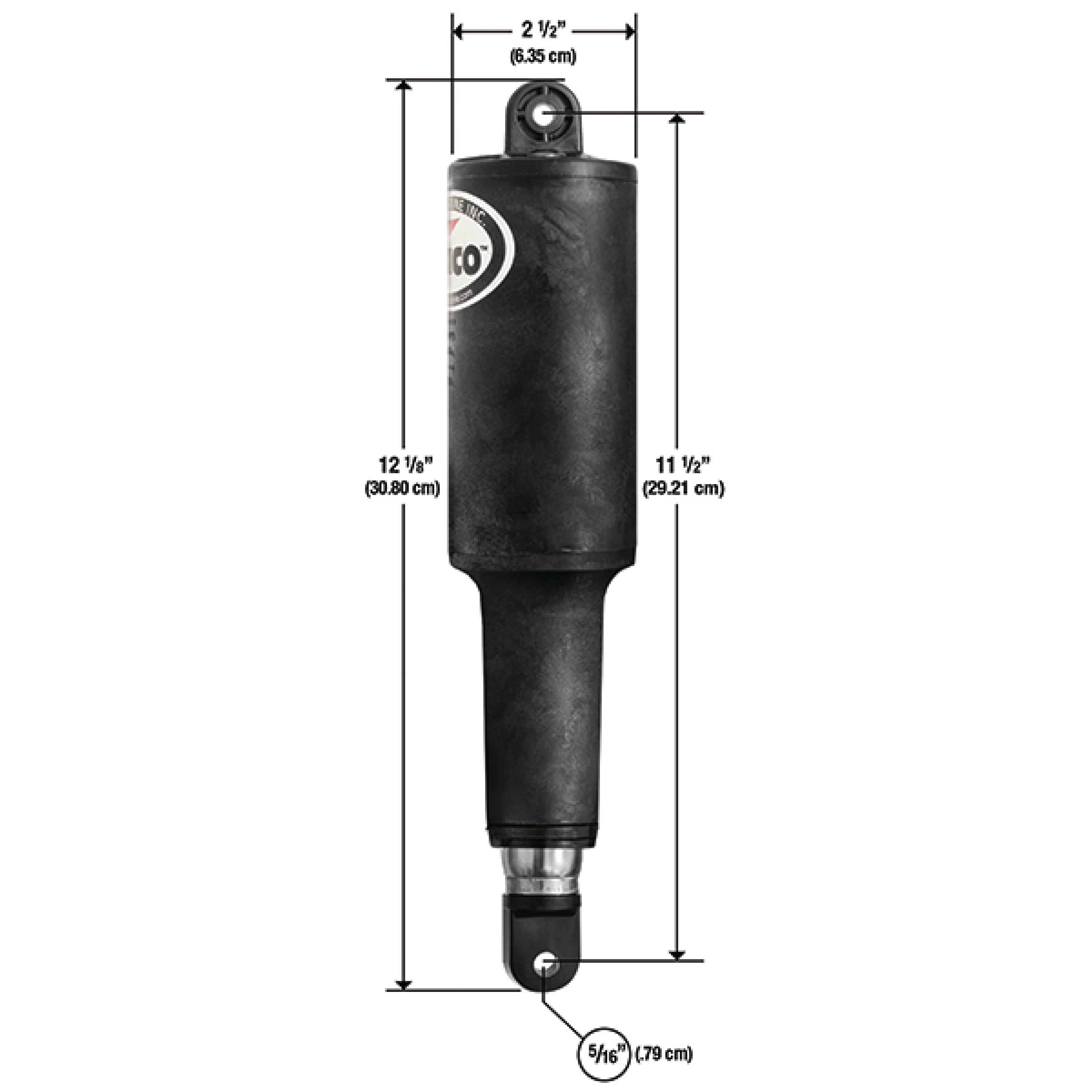 Lenco 15061-001 24V 2.25″ Stroke 101 Standard Series Replacement Actuator for Trim Tabs Sansujyuku sansujyuku.com
