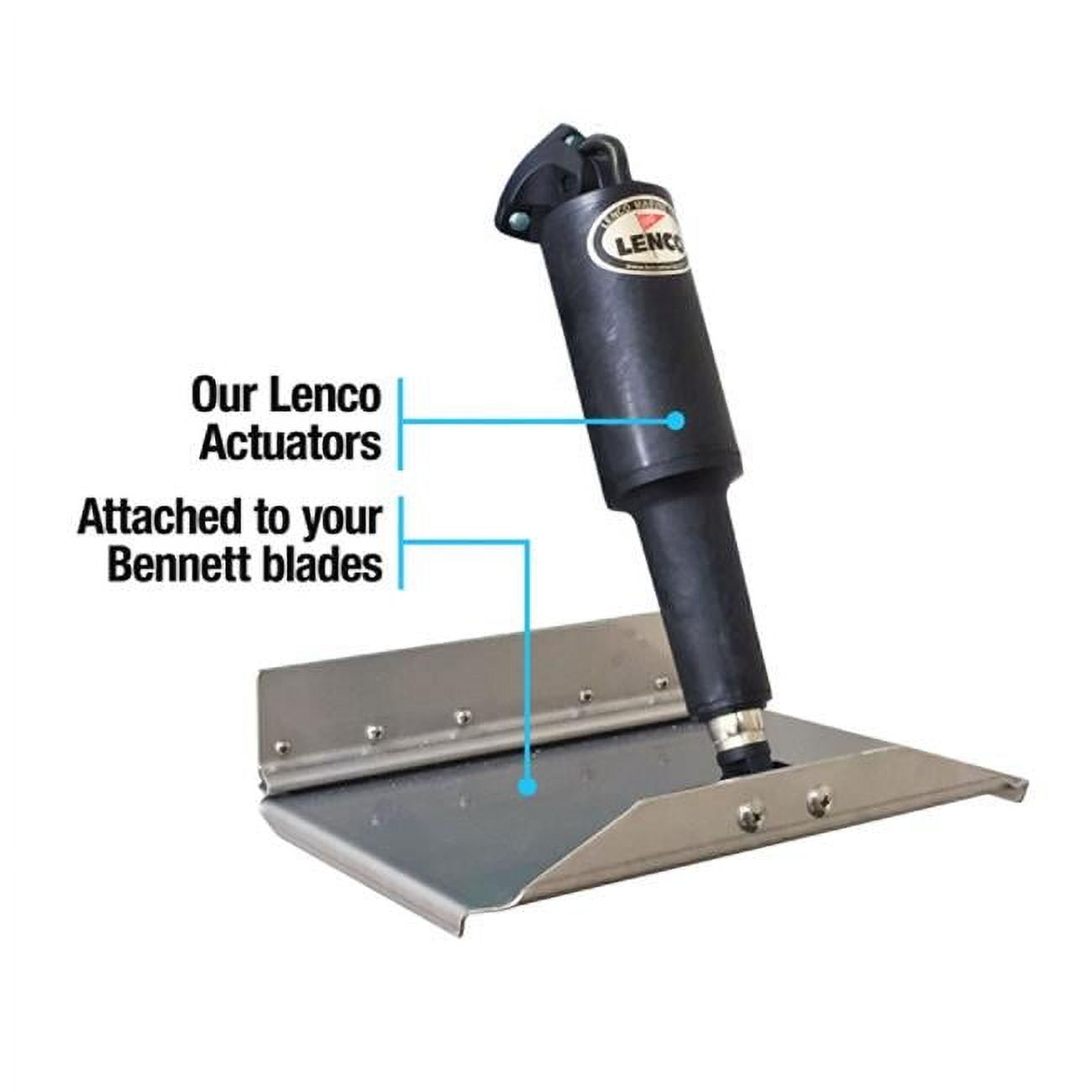 Lenco 15064001 Retrofit Trim Tab Kit, 12V