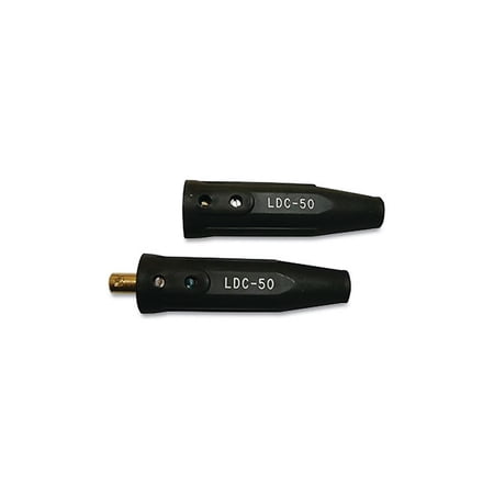 Lenco 05430 LDC-50 Black Dinse Style Cable Connectors
