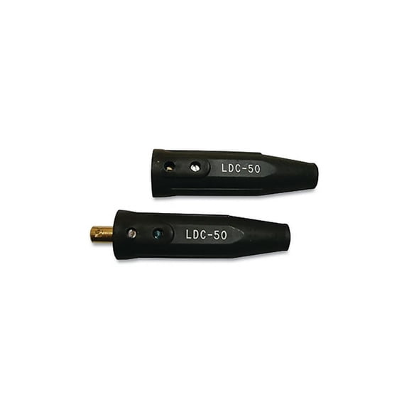 Lenco 05430 LDC-50 Black Dinse Style Cable Connectors