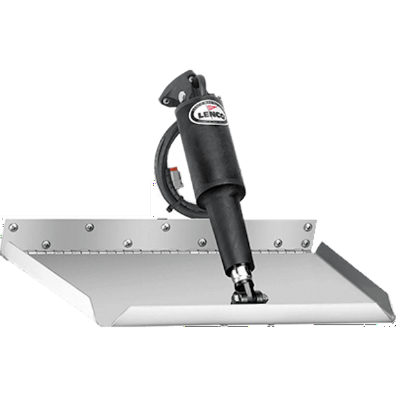 Lenco 9" x 12" EDGE Mount Trim Tab Kit W/ No Switch 12V - (15014-101) FO-4015